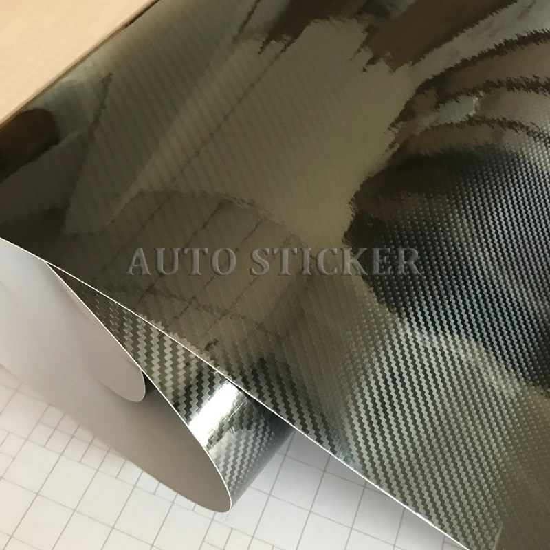 Ultra Glossy 5D Carbon Fiber vinyl 3d texture 3