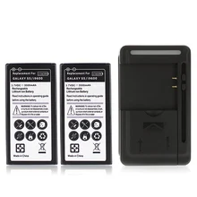 2x3500 mAh Сменные Аккумуляторы для телефонов для samsung Galaxy S5 i9600, литий-ионный аккумулятор+ USB зарядное устройство для Galaxy S 5 i9600, батарея