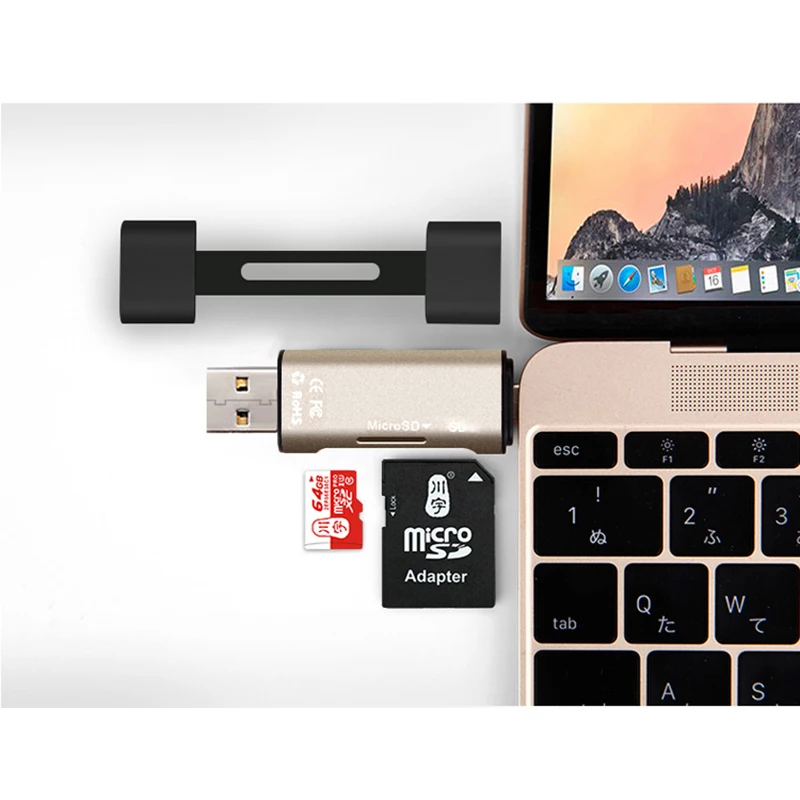 Kawau 3,1 OTG кард-ридер USB Type C MicroUSB адаптер с Micro SD карты/SD карты слот C350 кард-ридер для мобильного телефона