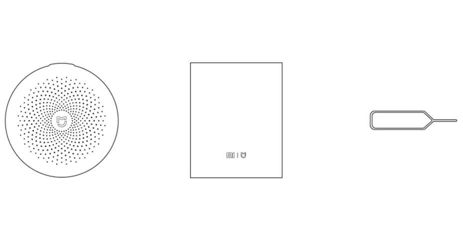 Xiaomi Mijia Smart Home Multi-function Gateway Upgraded ZigBee Temperature Door Sensor WiFi Motion Smart Remote Control by APP-101