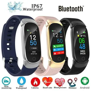 

2019 Newest Fashion Smart Watch Bracelet Heart Rate Blood Pressure Monitor Fitness Tracker Bluetooth