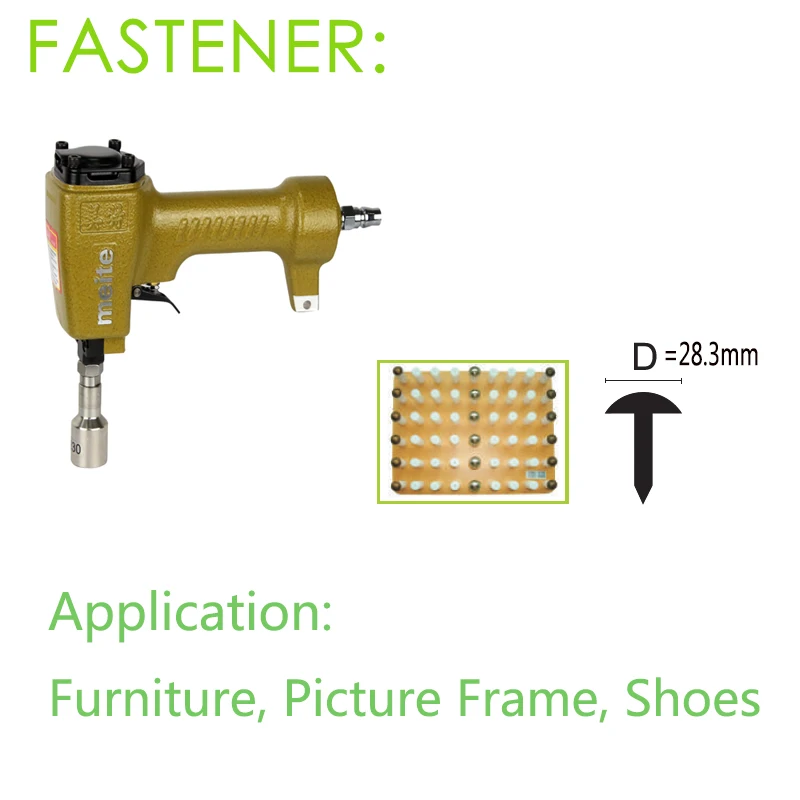 MEITE Пневматический воздушный Декор пневматический молоток ZN2830 диаметр головки 28,3 мм для мебели, рамка для картин и обуви Jun.14 инструмент обновления