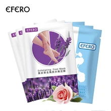 Efero 2 пары Отшелушивающая Маска увлажняющая Spa носки для носок для педикюра детские ноги пилинг обновление кожи уход для удаления омертвевших
