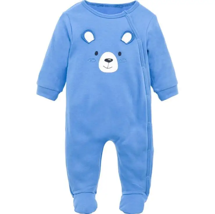 Новые Детские пижамы Детские Комбинезоны Одежда для новорожденных Нижнее белье с длинным рукавом хлопковый костюм осенний комбинезон для мальчиков и девочек - Цвет: Style 16