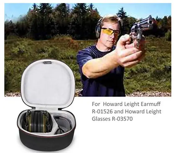 LTGEM чехол для Howard Leight от Honeywell или Awesafe GF01 Impact Sport Earmuff и Genesis Sharp-Shooter защитные очки Gla