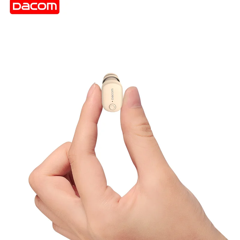 

Dacom K8i Micro Mini Bluetooth Earphones Sport Single Wireless Ear Buds Pods In-ear Business Earpiece For Phone & Music