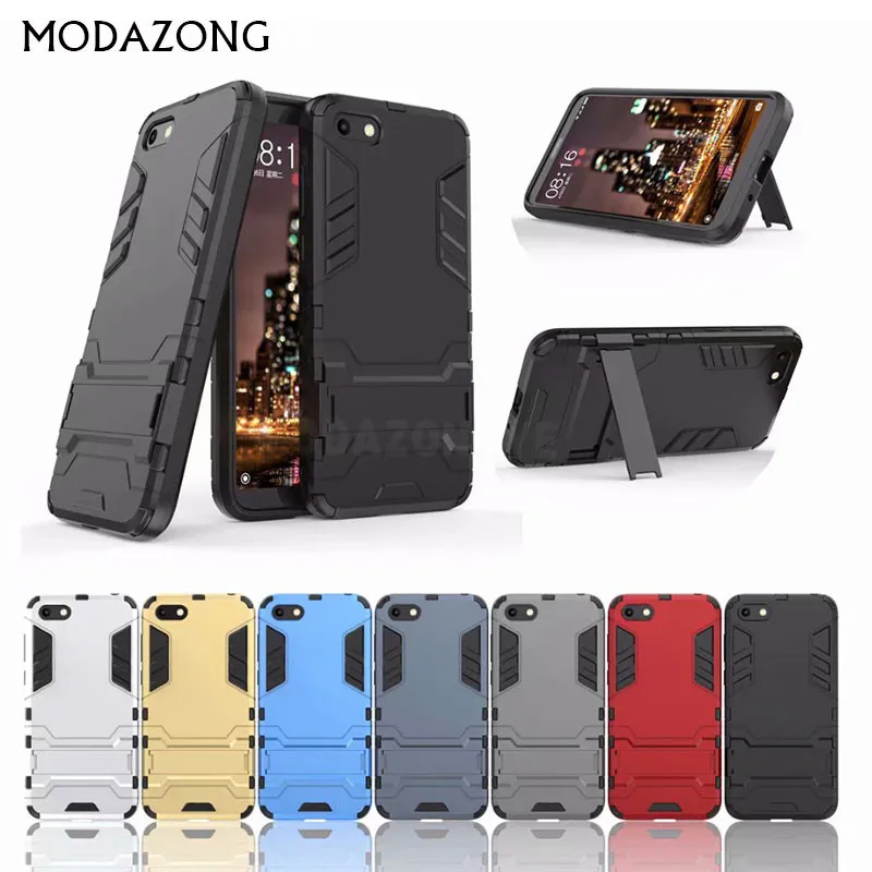Honor 7S Case Huawei Luxury Armor Hybrid Silicone + Hard Phone For 7 S DUA-L22 Back Cover |