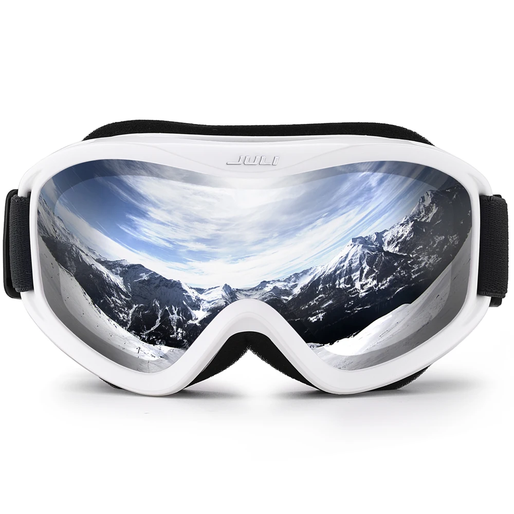 MAXJULI marca de esquí profesional gafas de doble capas lente anti-niebla UV400 de esquí gafas esquí snowboard de Las mujeres de los hombres de nieve gafas