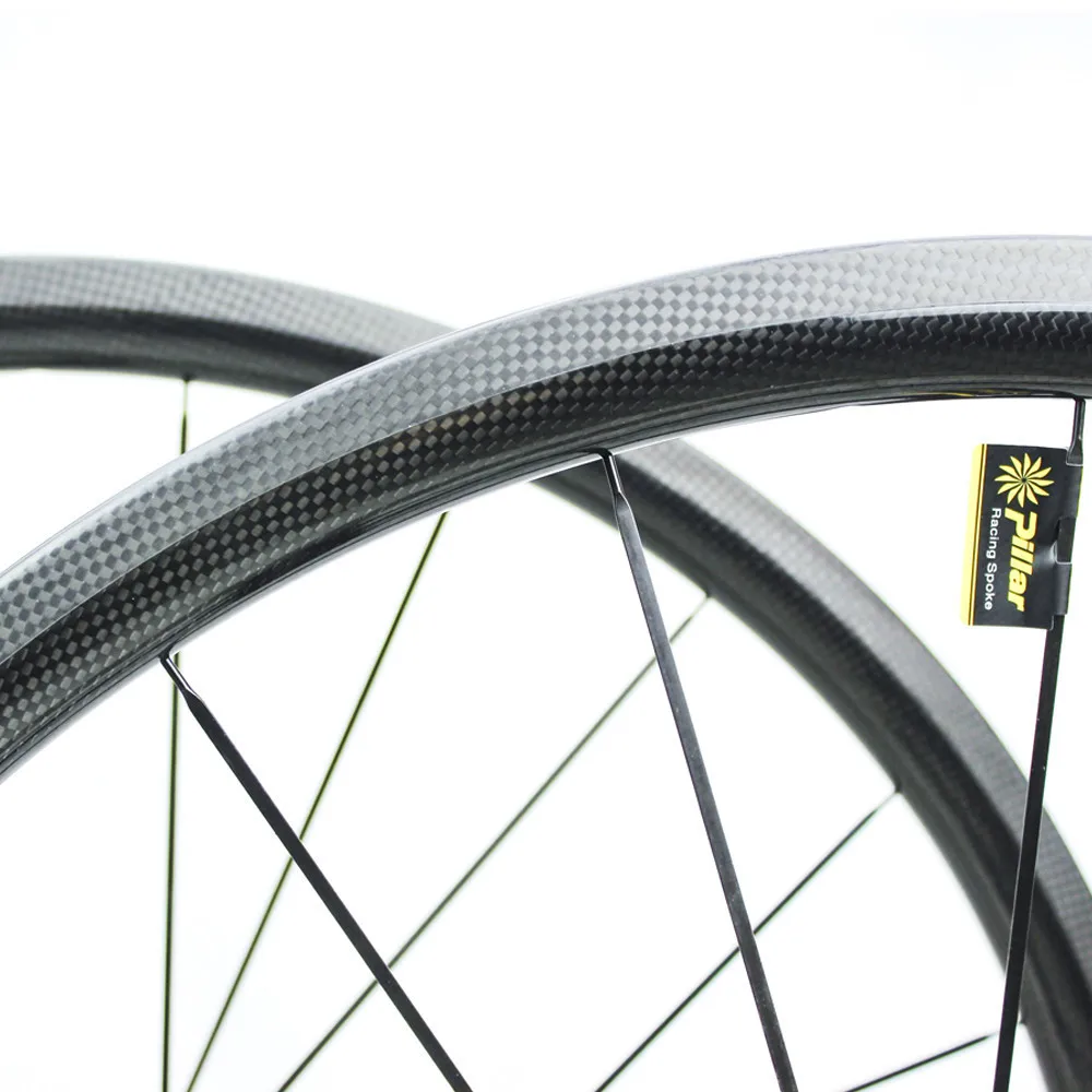 30 мм Низкопрофильная 700c шоссейная велосипедная карбоновая колесная труба Трубчатая бескамерная с NOVATEC прямая Тяговая ступица UCI качественная