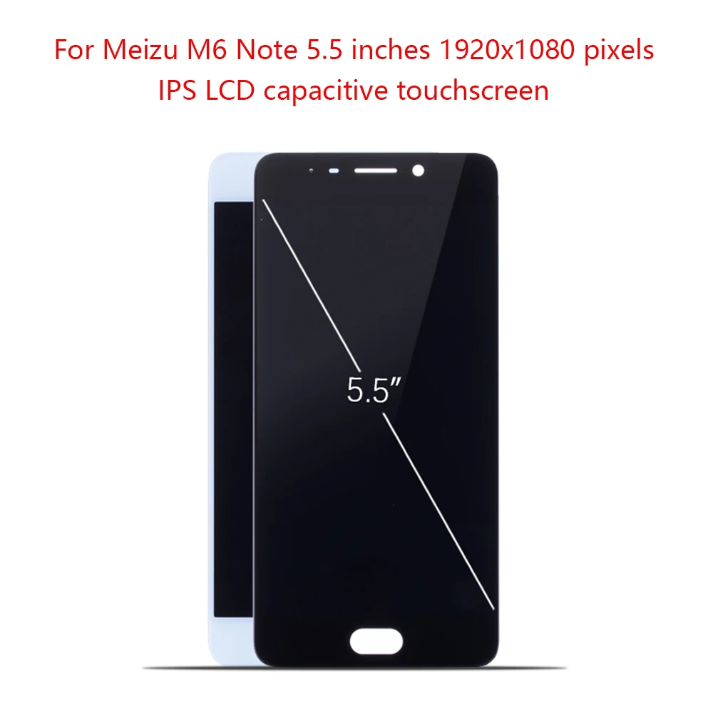 5 &quotОригинальный дисплей для Meizu M6 Note ЖК сенсорный экран дигитайзер с рамкой M721