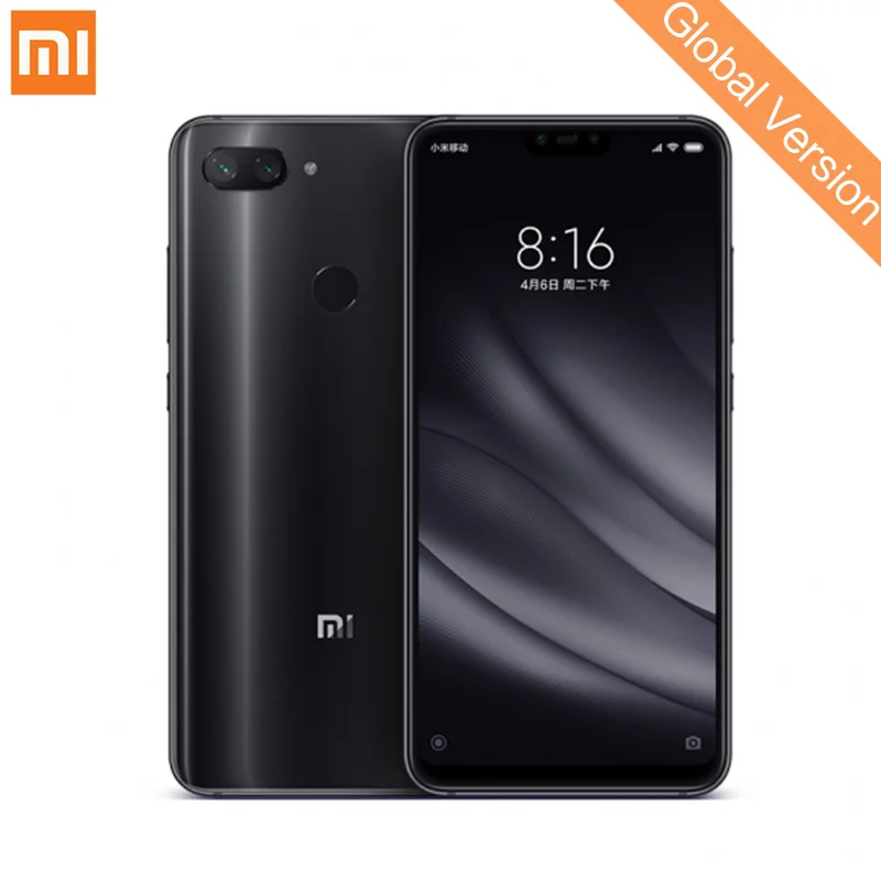 Global Version Xiaomi Mi 8 Lite 4GB 64GB Mobile Phone Snapdragon 660 Octa Core 6.26" 2280 x 1080 FHD+ Screen 24.0MP Front Camera