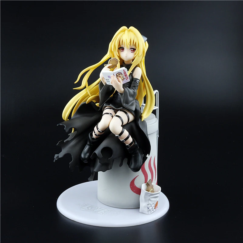 Аниме To Love Ru Darkness Eve Yami Eatting Ver Sea Bream сжигаемое черное платье Кукла ПВХ экшн фигурка