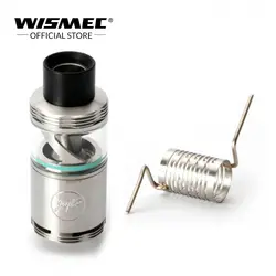 Оригинальный Wismec Cylin встраиваемые форсунки для цистерн 3,5 мл с обмоткой 0.25ohm 5 шт. без хлопка электронная сигарета RTA танк