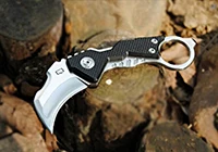 Нож karambit AUS-8 лезвие 59HRC G10 ручка складной нож хороший EDC инструмент открытый кемпинг выживания разведка карманный нож - Цвет: picture 1