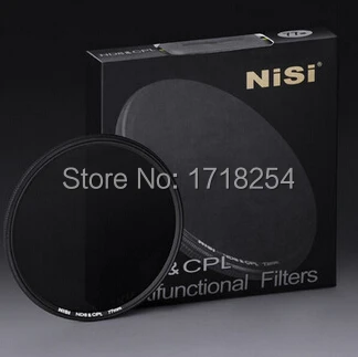

Original NiSi 52mm Combination ND8 & CPL 52 mm Ultra Thin Lens ND Filter Circular Polarizer CPL+ND8 Two-in-One