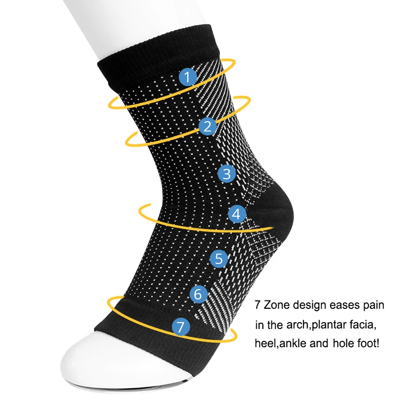 

Dropship Comfort Foot Anti Fatigue women Compression socks Sleeve Elastic Men's Socks Women Relieve Swell Ankle sokken
