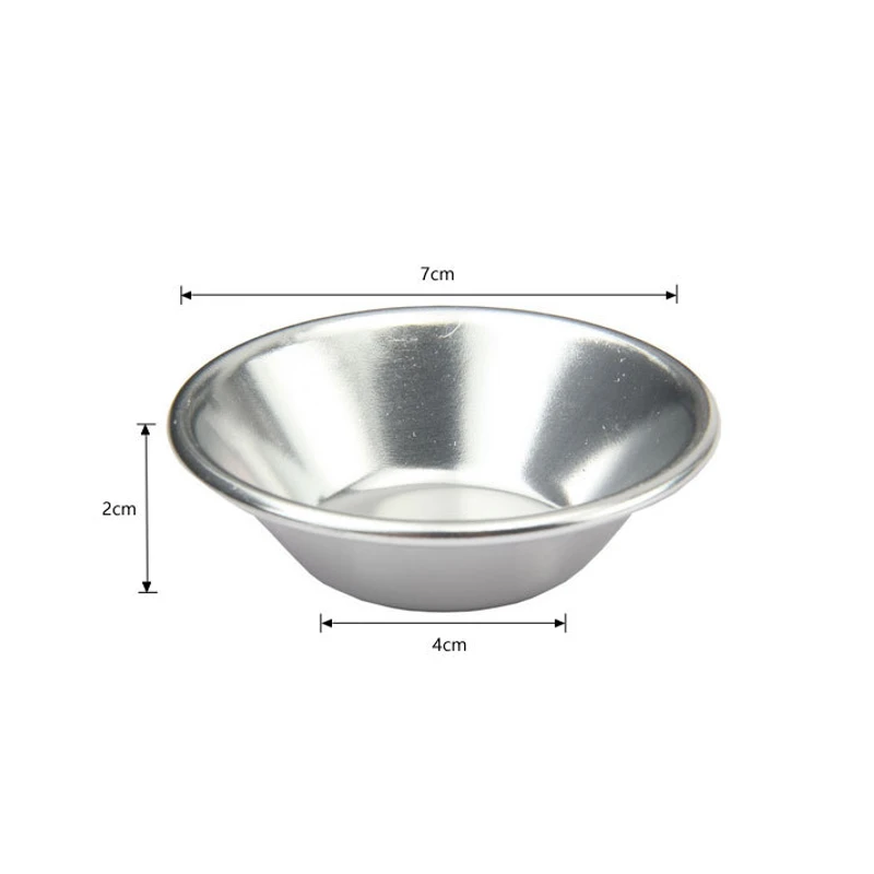 6 шт./компл. яичных тартов кастрюли мини-пирог олова термостойкие антипригарным Алюминий Мини в виде пирожного в чашке с кастрюля для печенья и пудинга Кондитерские инструменты