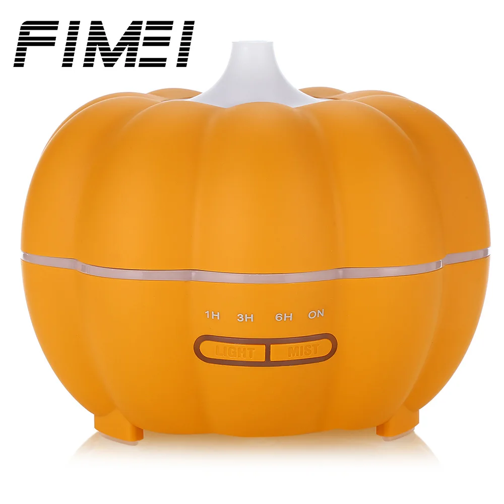 

350ml FIMEI GD-35C Cool Pumpkin Mist Ultrasonic Air Humidifier Aroma Diffuser Essential Oil Diffuser Auto-Off Switch LED