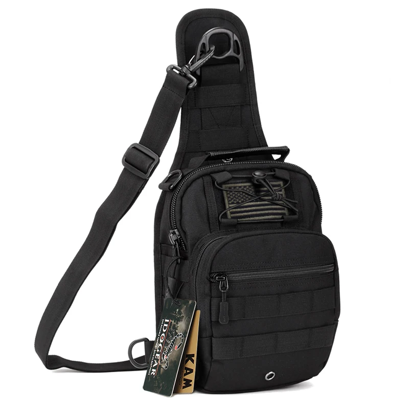 IDOGEAR Тактический Слинг сумки пакет небольшой EDC Molle открытый Ровер слинг рюкзак Водонепроницаемый грудь рюкзаки четыре способа Сумка BG3505