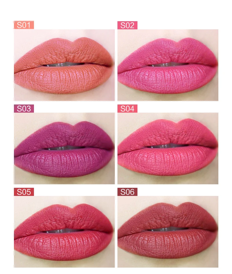 Menow 19 Color KISS PROOF Sexy Beauty Waterproof Lipstick  Pen Lasting Do 1Pcs