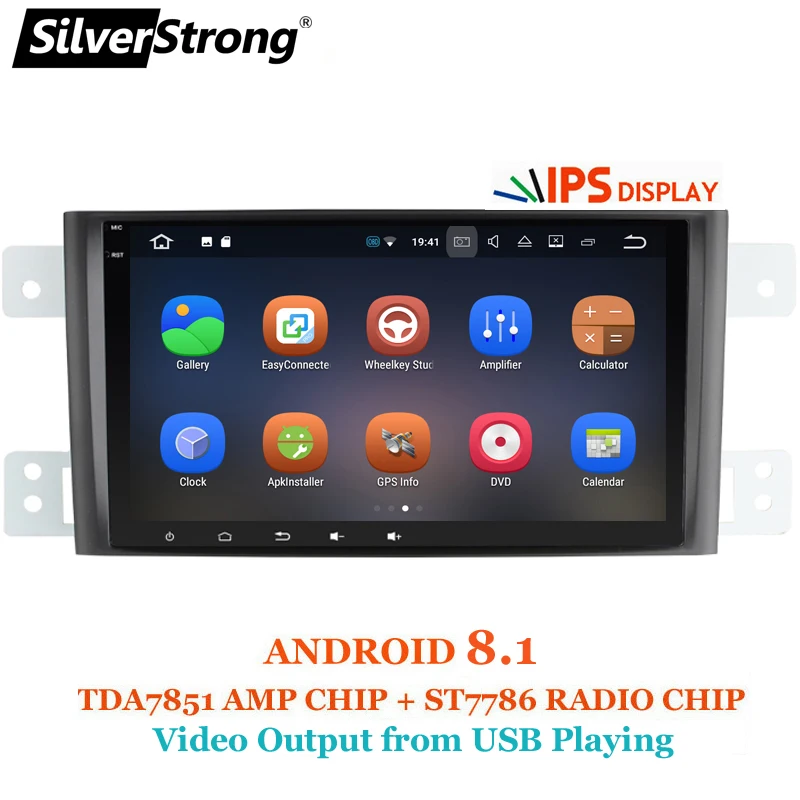 

SilverStrong 2Din Android8.1 IPS panel Car DVD Player for SUZUKI Grand Vitara Radio Navigation for Vitara Android GPS Car Stereo