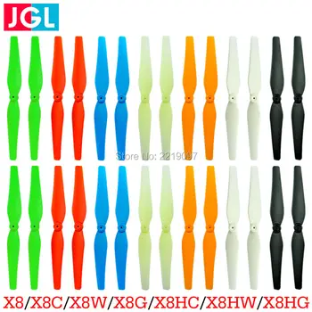 7 Color Main Blade Propeller SYMA X8 X8C X8W X8G RC Drone Spare Parts Set Quadcopter X8HC X8HW X8HG Blade Accessories Helicopter syma fhd camera for syma x8g 1080p 720p with holder mov format multi rotor spare part
