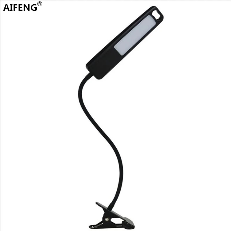 

AIFENG Dimmable Desk Lamp Clip Office Usb Led Desk Lamp Flexible Led Table Lamp Reading Led Light 3-Level Color Temperature