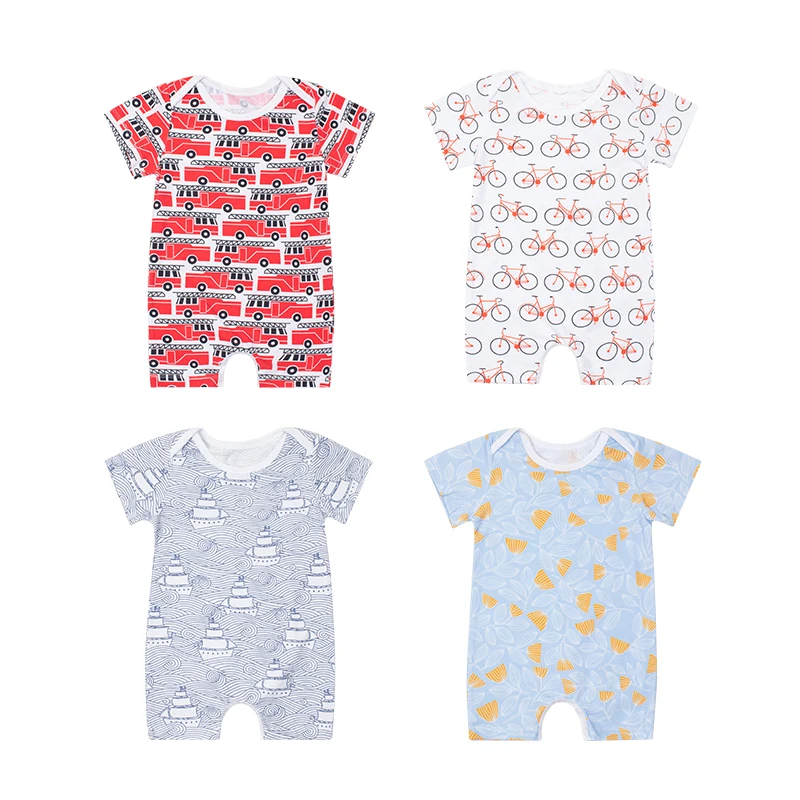 

TinyPeople Baby Romper Baby Boys Clothes Tiny Cottons New Born Toddler Onesies Girls Overall Short Sleeve Infant Summer jumpsuit