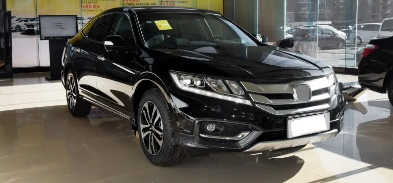 Передний верхний бампер хромированная решетка гриль для Honda Crosstour 2013- 1 шт