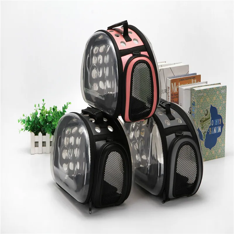 

Pet Pack Transparent Cat Bag Large Space Carrier Bag Sleeping Out Pack Pet Backpack Cat Dog General Clear Collapsible Travel Bag
