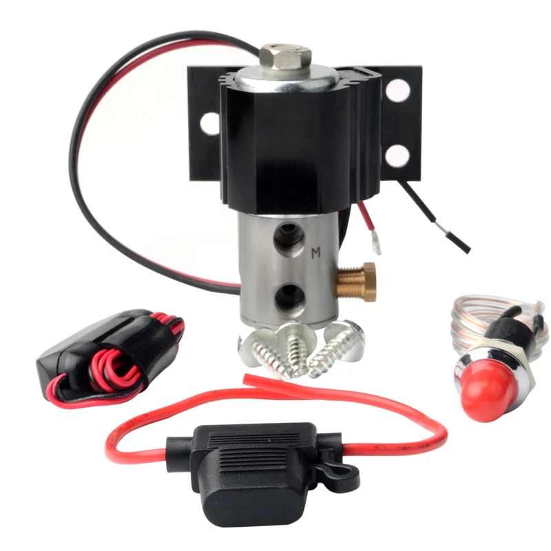 Line Hydraulic Brake Park Lock Pressure Holder For Disc Drum W/light