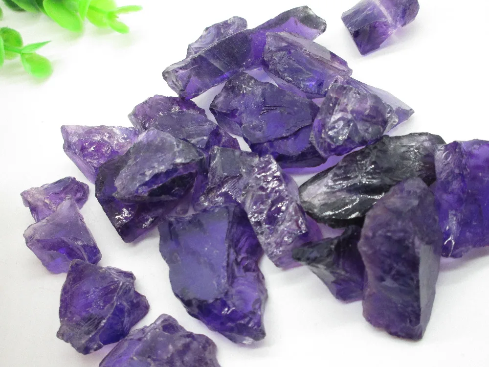 Crystal  Purple Rare Natural Aura Lemurian Seed QuartzStones Point Specimen
