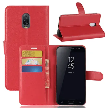 

WIERSS Luxury Flip Leather Case cover for Samsung Galaxy J7+ J7 plus C710 C710F 5.5" phone Cover Wallet case shell+Card+Stand