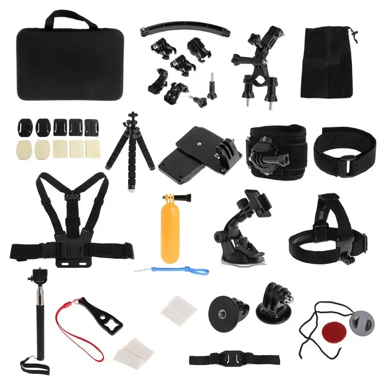 Koop Hot 50 in 1 Actie Camera Accessoires Outdoor Sport Kit Voor GoPro Hero 5 4 3 + 3 2 Camera Sport Kit voor GoPro