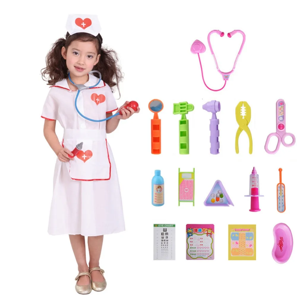 Buy Kids Girls Halloween Costume Cute Red Cross Nurse