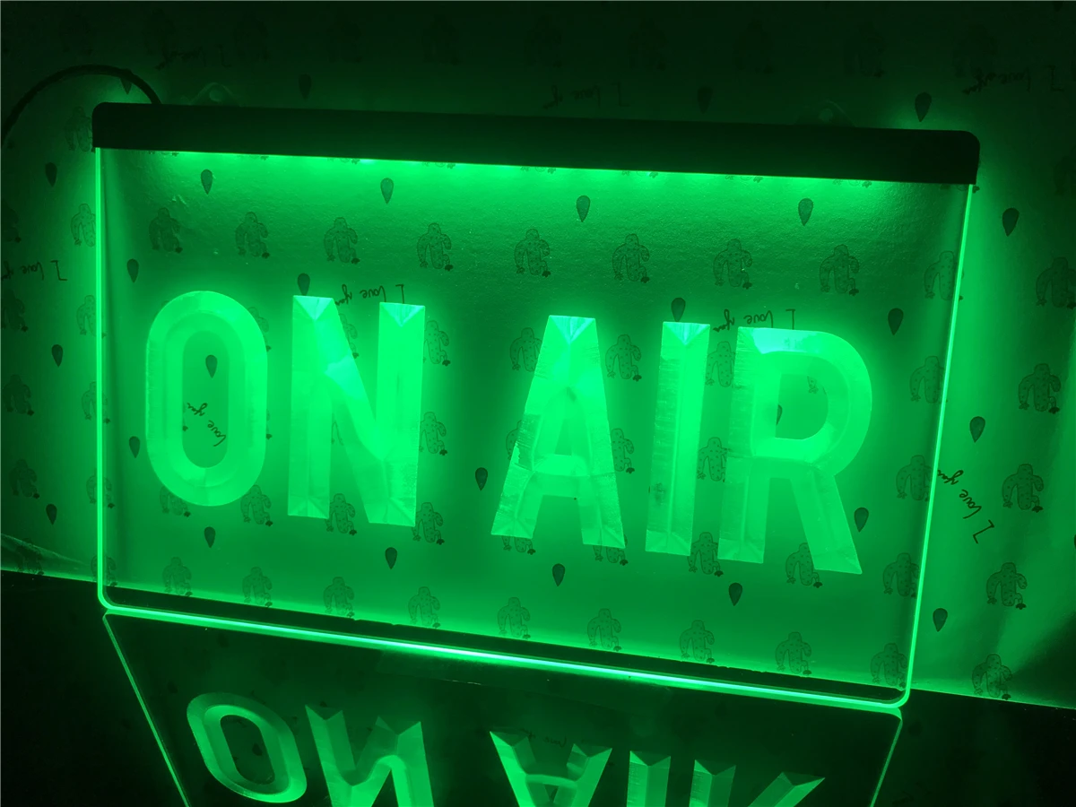 M028 On Air Studio светодиодная неоновая световая вывеска|Таблички и знаки| |