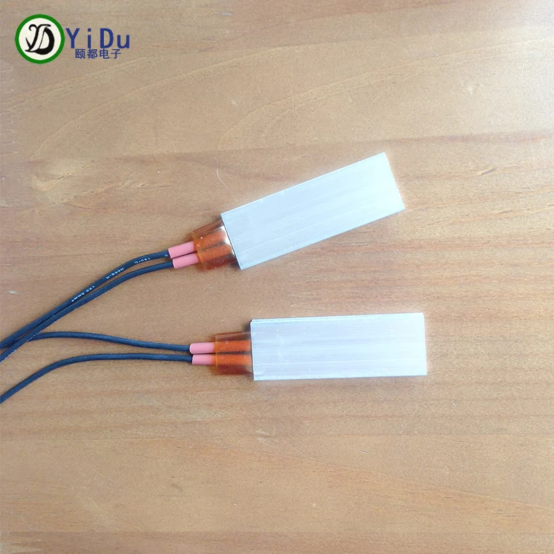 

Free Shipping 2pcs PTC heating element constant temperature80/150/230 AC/DC 220V 60*21mm Aluminum Shell Heater