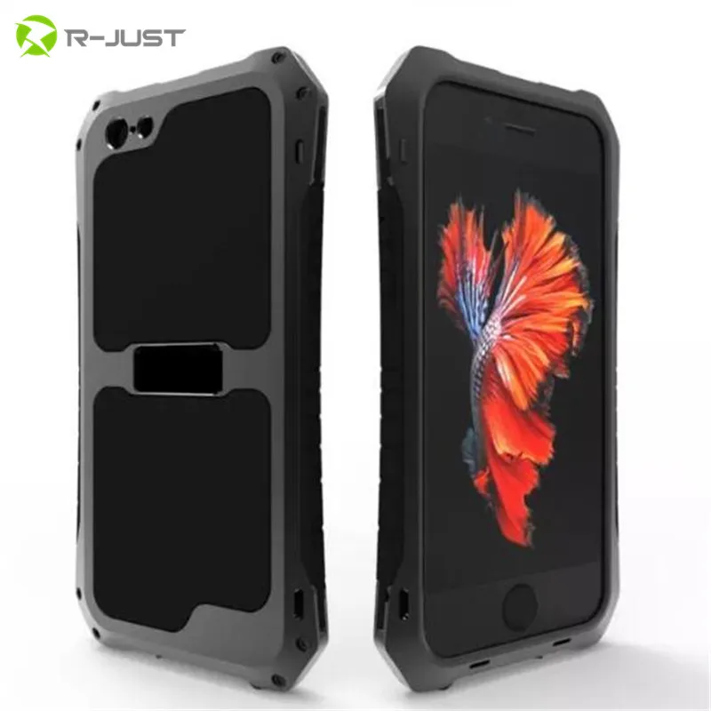 bilder für R-JUST Luxus schwere Dirt Stoßfest Leistungsstarke Metall Aluminium Schützen Abdeckungs-fälle für iPhone 6 6 S Plus 5 5 S SE Fall + Gorilla-glas bilder für R-JUST Luxus schwere Dirt Stoßfest Leistungsstarke Metall Aluminium Schützen Abdeckungs-fälle für iPhone 6 6 S Plus 5 5 S SE Fall + Gorilla-glas