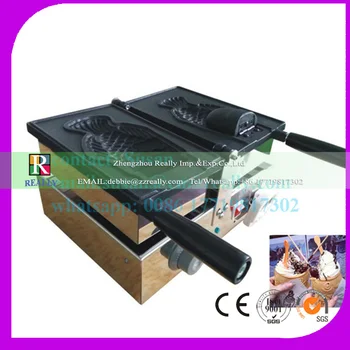 

Commercial hot sale open mouth taiyaki maker machine fish shape waffle maker for sale
