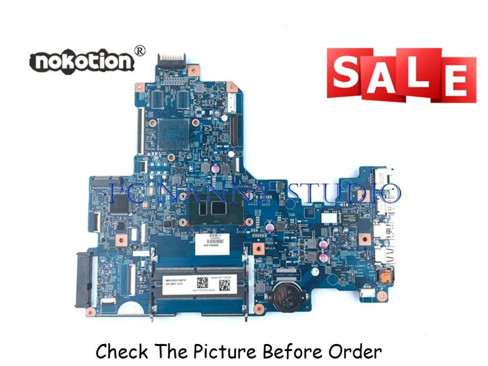 

PCNANNY 856683-601 856683-001 for HP Notebook 17-X laptop motherboard 448.08E01.0021 i3-6100U tested
