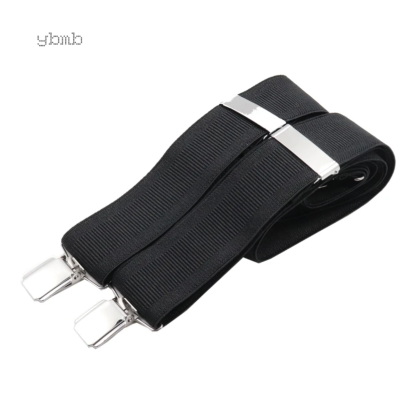 Ybmb модные рубашки подтяжки 4 клипсы X задние 3 5 см ширина регулируемая мода Garte