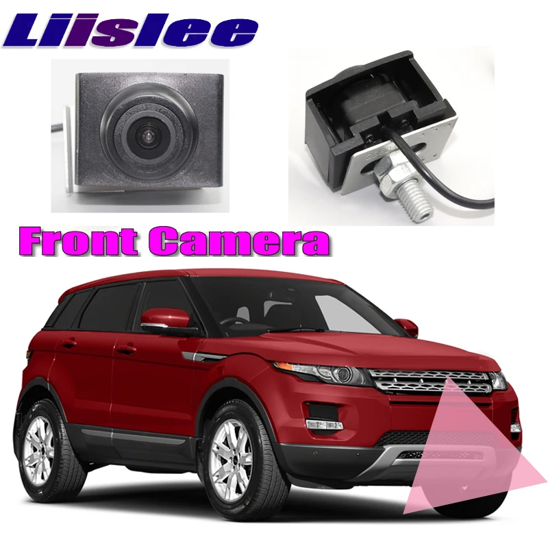 LiisLee Автомобильная фронтальная камера для Land Rover Range Rover Evoque 2012- передняя решетка камеры DIY Ручная управление канал фронтальная камера