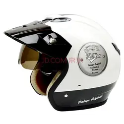 Мотоцикл Jet мотоциклетный шлем motorcross Винтаж Каско Capacete открытым уход за кожей лица 3/4 половина шлем Момо стиль в горошек ZEUS 381C