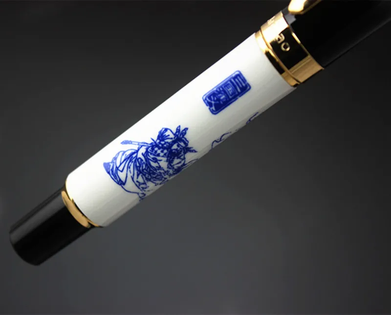 Высококачественная Черная чернильная Шариковая ручка для керамики Jinhao деловая