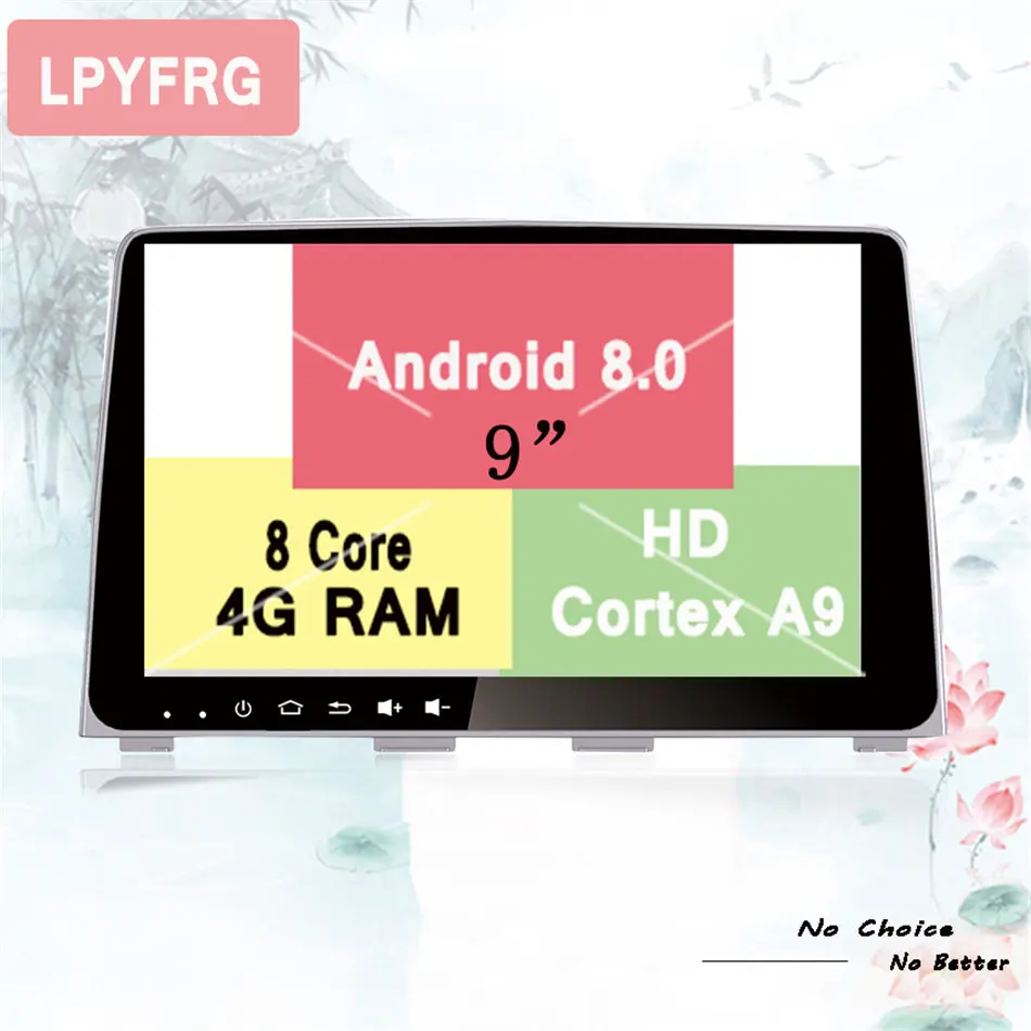 Sale 4GB RAM 9" Android 9.0 Octa Core Car GPS for Hyundai Sonata 2018 NO DVD Player Stereo Autoradio Rated Head Unit Tape Recorder 5