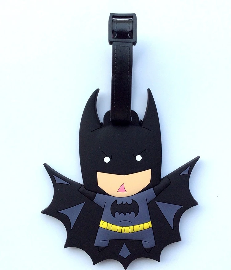 Batman bat man DC Cómic Etiquetas de equipaje tarjeta de embarque etiqueta  colgante Adorno|Accesorios de viaje| - AliExpress