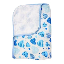 Двухслойное детское одеяло из муслина, хлопковое утепленное спальное постельное белье для новорожденных, детское зимнее Пеленальное Одеяло с кроликом, s 150*120 см