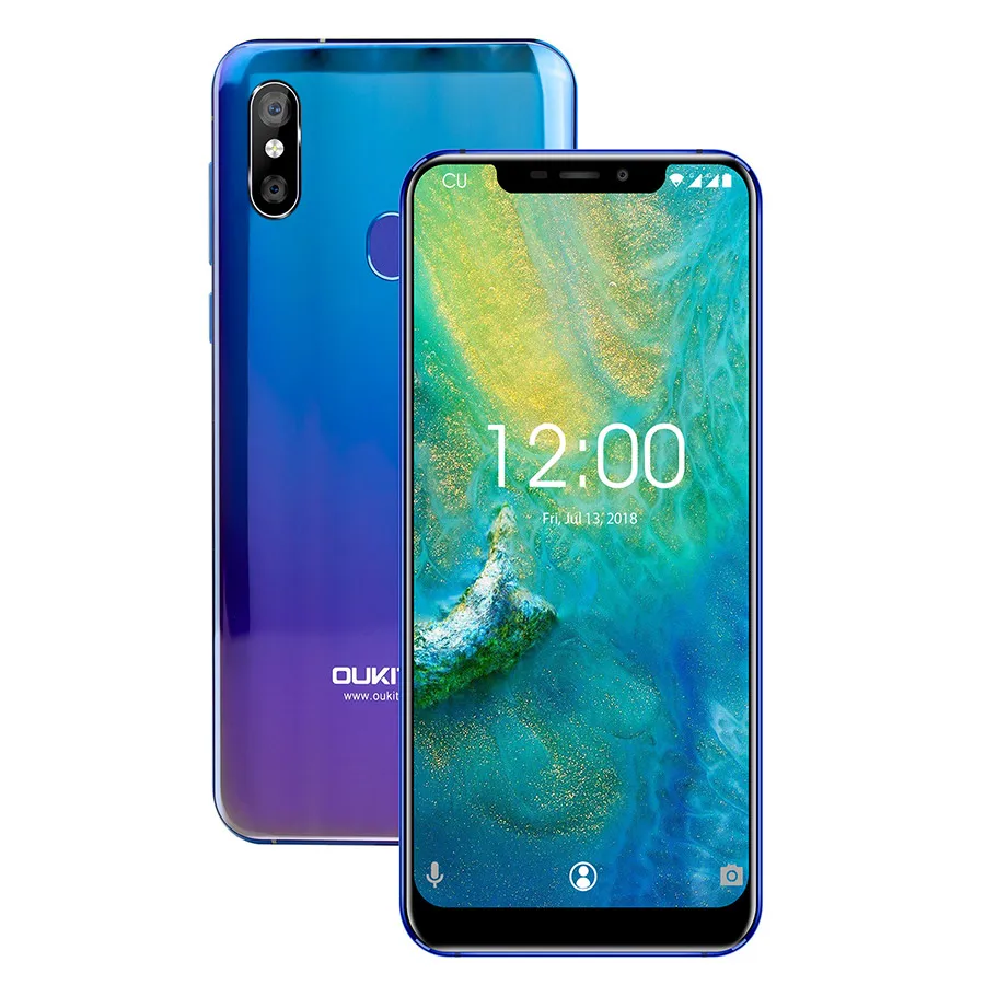 OUKITEL U23 6,1" 18:9 Android 8,1 MT6763T Helio P23 Восьмиядерный 6 ГБ 64 Гб 3500 мАч 16 МП беспроводной заряд лица ID мобильный телефон