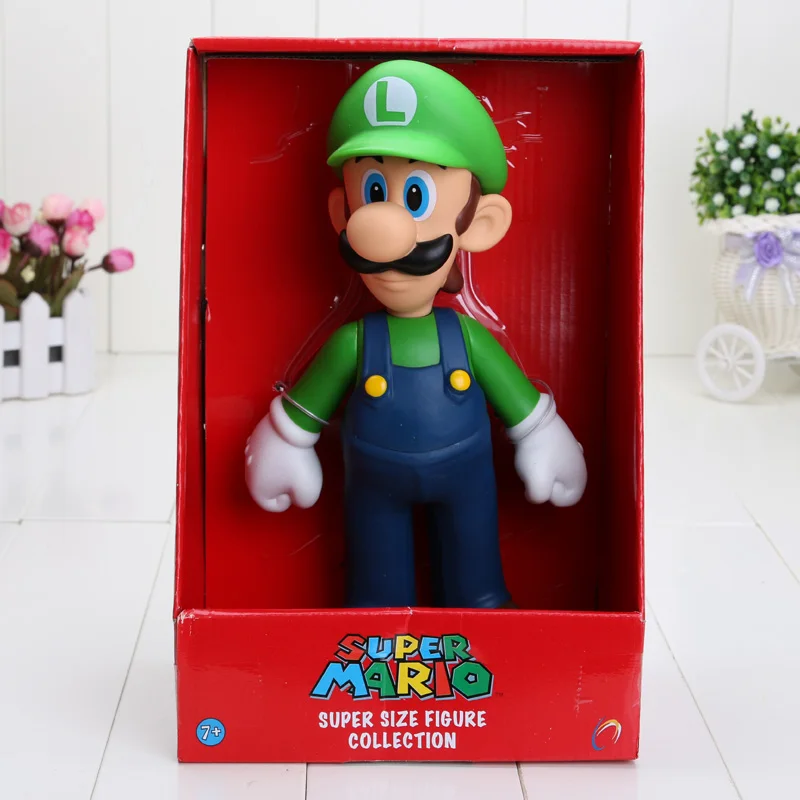 23cm Super Mario bros Figure Yoshi Peach Princess toad PVC Action Figure Toy Mario Luigi figure toy Doll