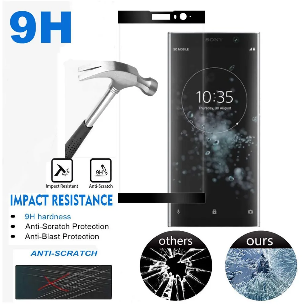 3D закаленное стекло для Sony Xperia XA2 plus Защитное sony x a2 a2plus xa защитная пленка